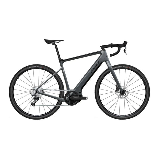 RIDLEY E-Kanzo Adventure Gravel EBike - Anthracite Grey/Black SBIEACRID002