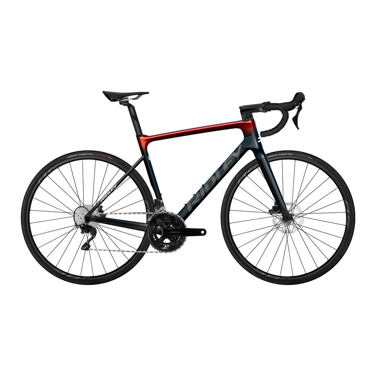 RIDLEY Falcn Road Bike - Black/White/Red SBIFALRID178