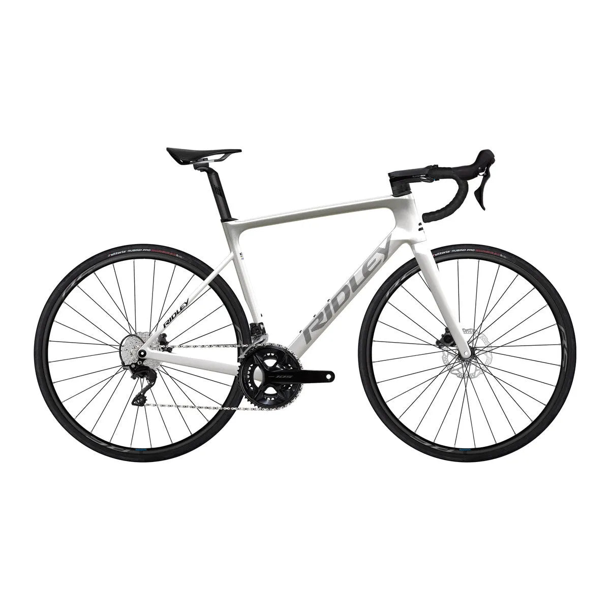 RIDLEY Falcn Road Bike - Pearl White/Silver SBIFALRID173