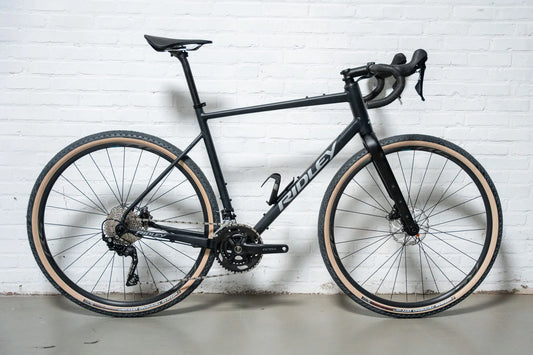 RIDLEY Kanzo Adventure Alu Gravel Bike - Black/Silver SBIKAVRID130
