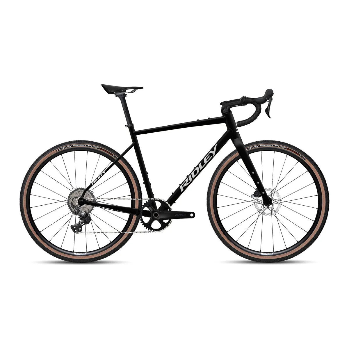 RIDLEY Kanzo Adventure Alu Gravel Bike - Black/Silver SBIKAVRID130