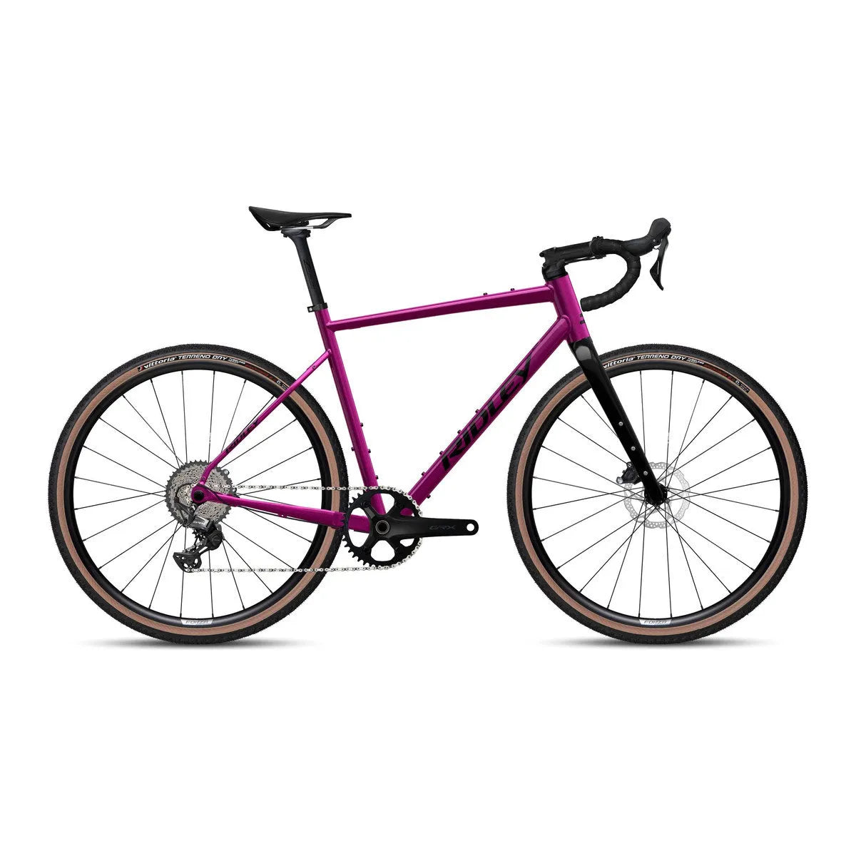 RIDLEY Kanzo Adventure Alu Gravel Bike - Jazzberry Jam/Black SBIKAVRID142