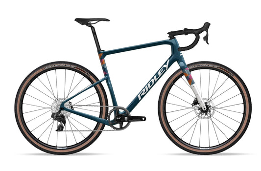 RIDLEY Kanzo Adventure Gravel Bike - Jeans Blue/White