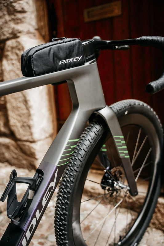 RIDLEY Kanzo Fast 2.0 Gravel Bike - Dark Violet/Green SBIKF2RID019