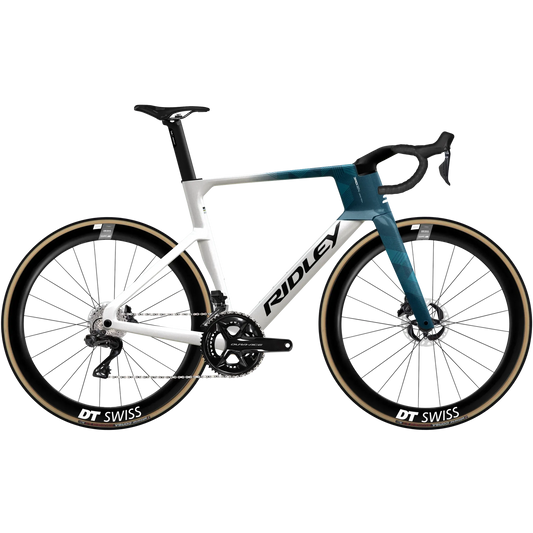 Noah Fast 3.0 White/Teal - Sram Red AXS