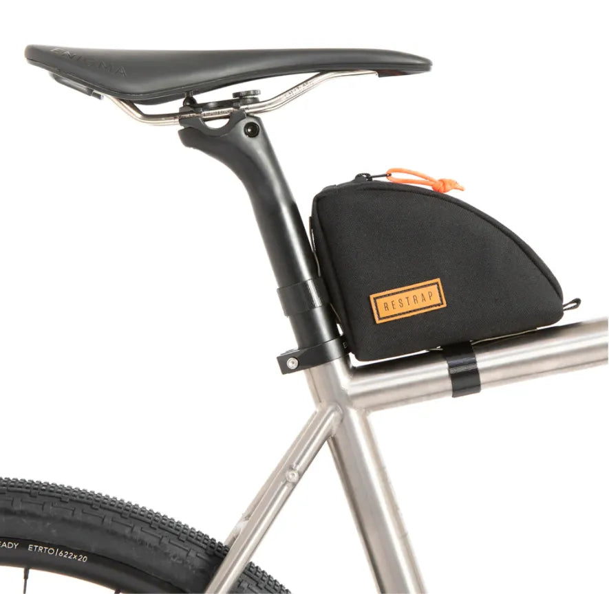 Restrap Rear Top Tube Bag - Black