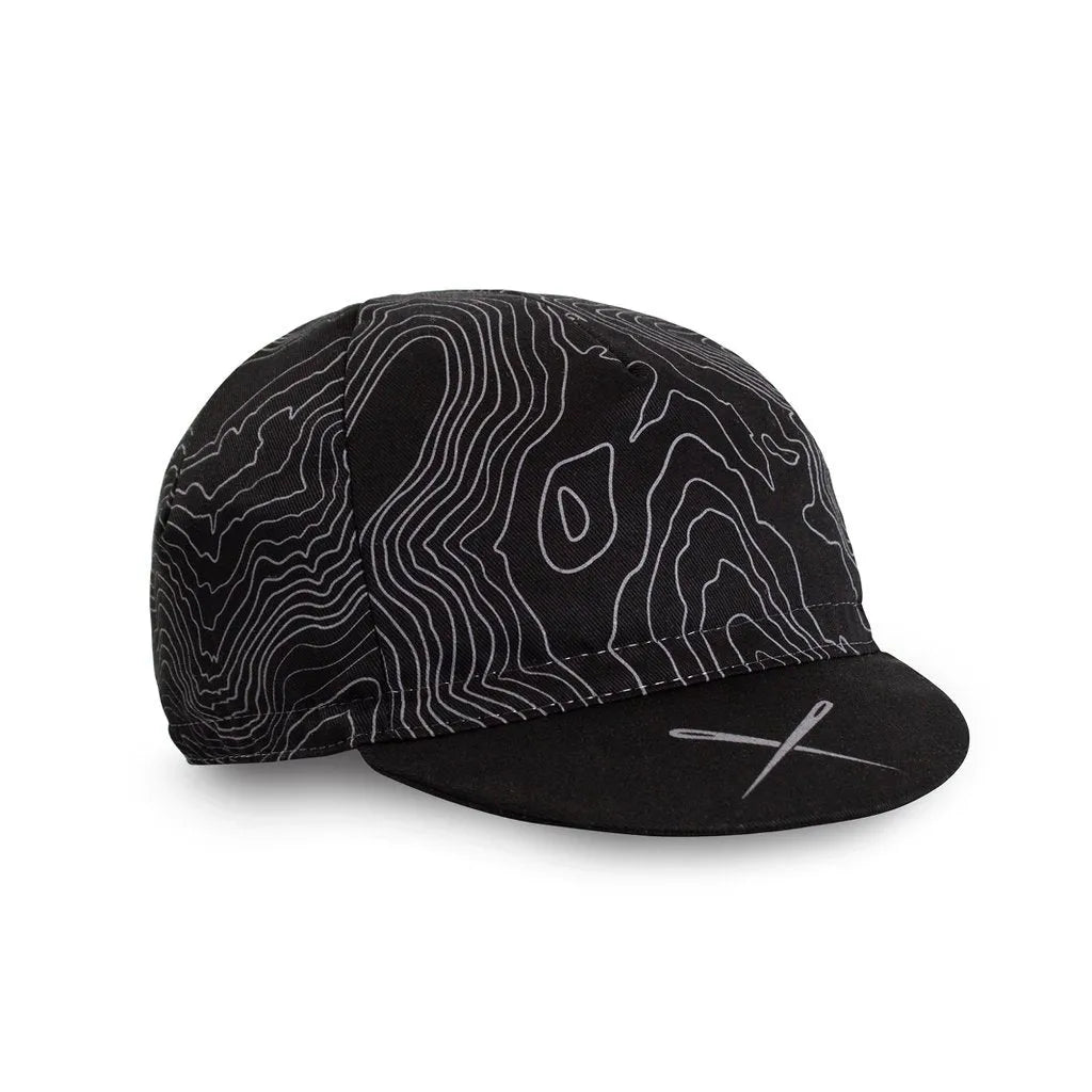 Restrap Yorkshire Contours Cycling Cap - Black