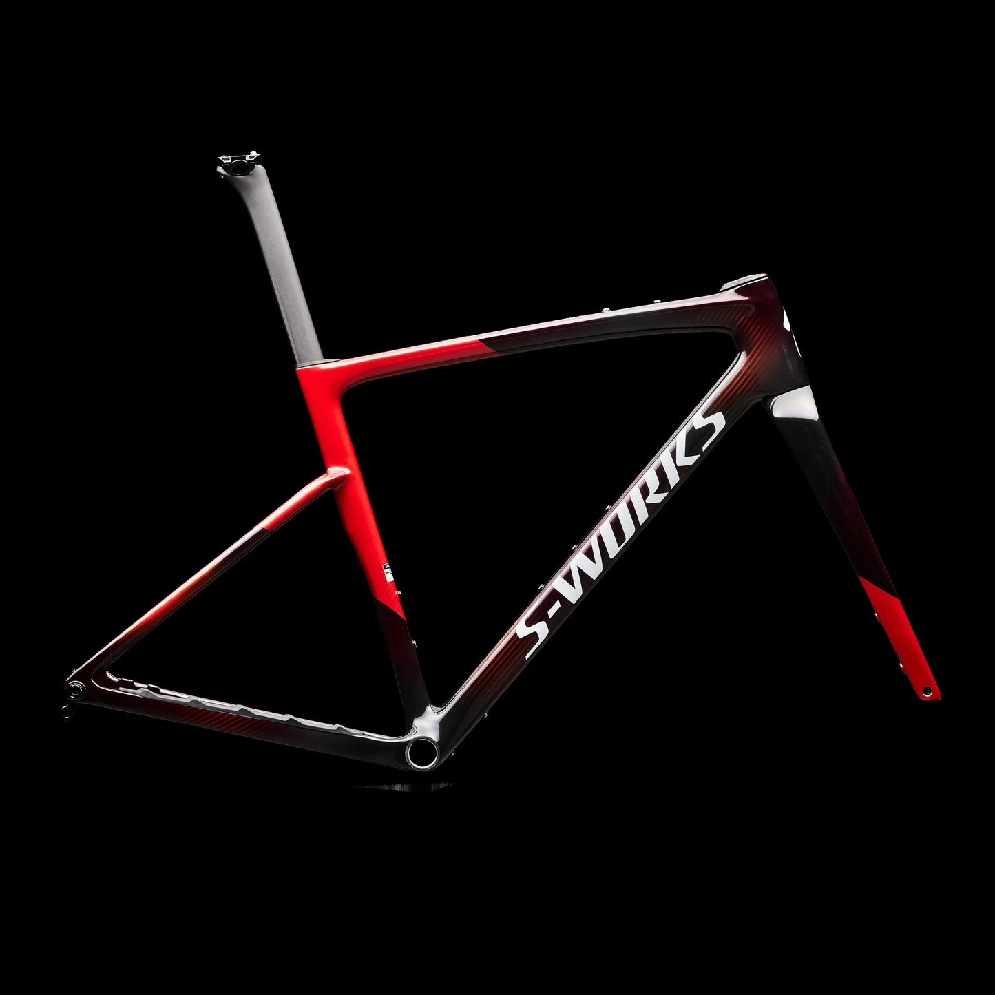 S-Works Crux 5 Frameset - FACT 12r Carbon - Caynmet/Redtnt/Metwhtsil