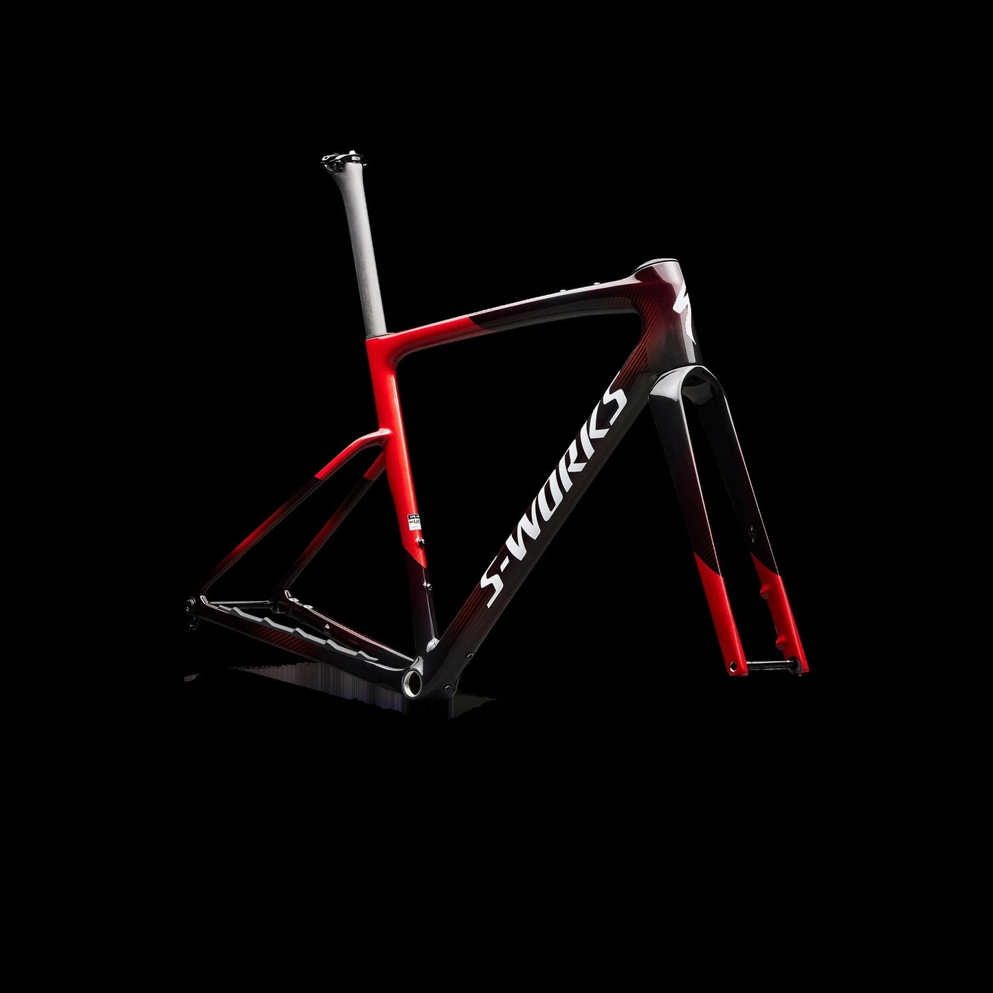 S-Works Crux 5 Frameset - FACT 12r Carbon - Caynmet/Redtnt/Metwhtsil