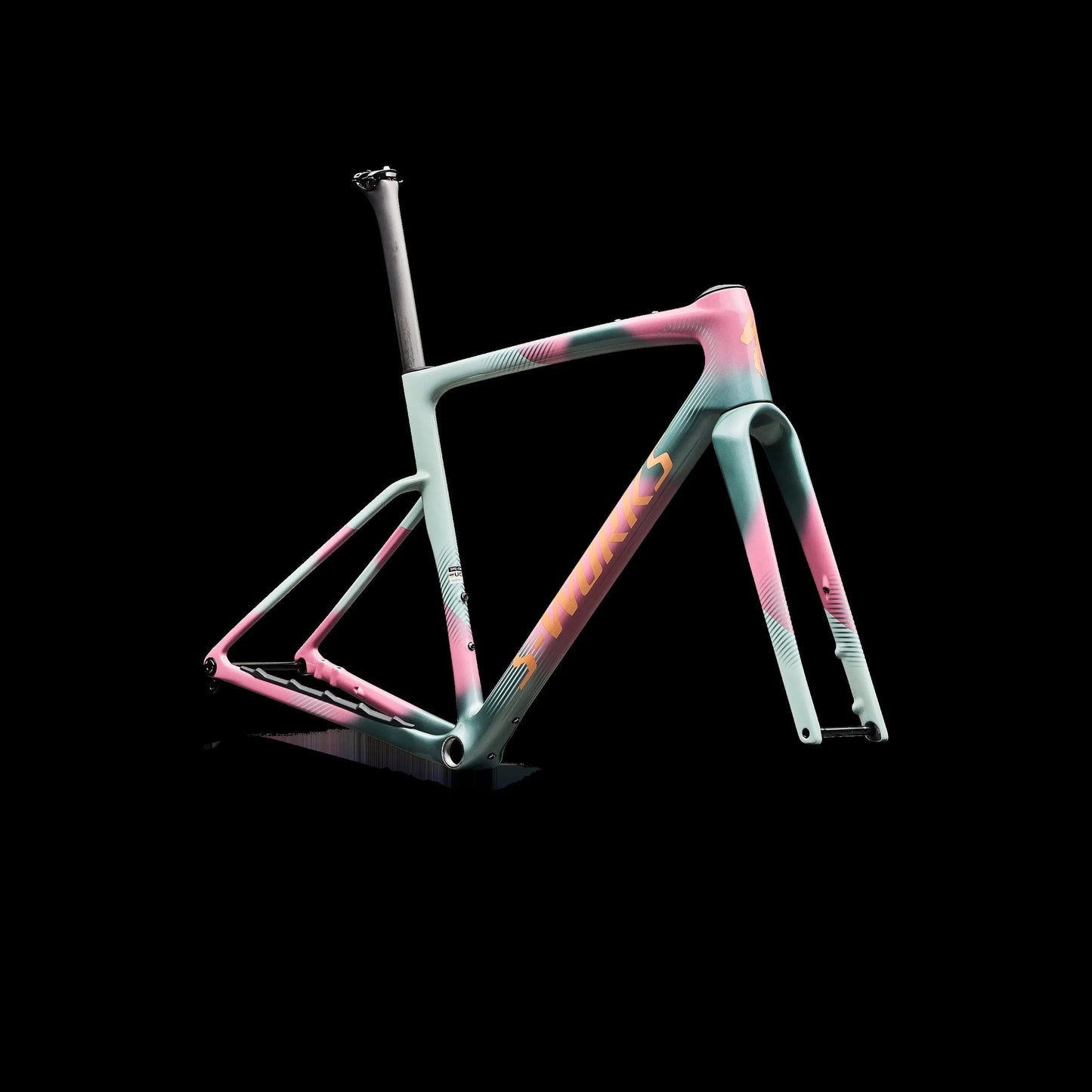 S-Works Crux 5 Frameset - FACT 12r Carbon - Fjdmet/Agve/Ptnorgtnt