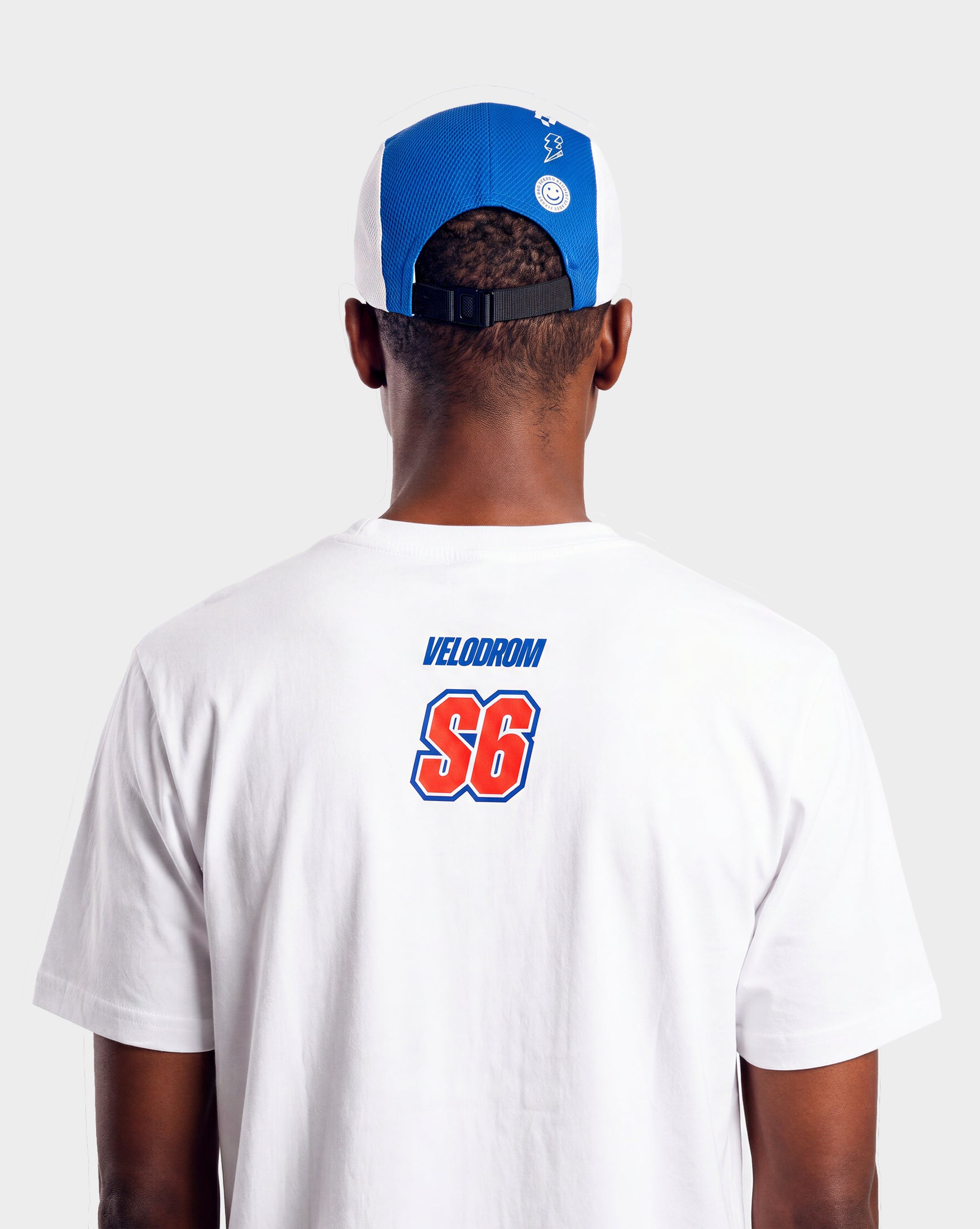 VELODROM Trail 5 Panel Cap S6- Blue/White/Red