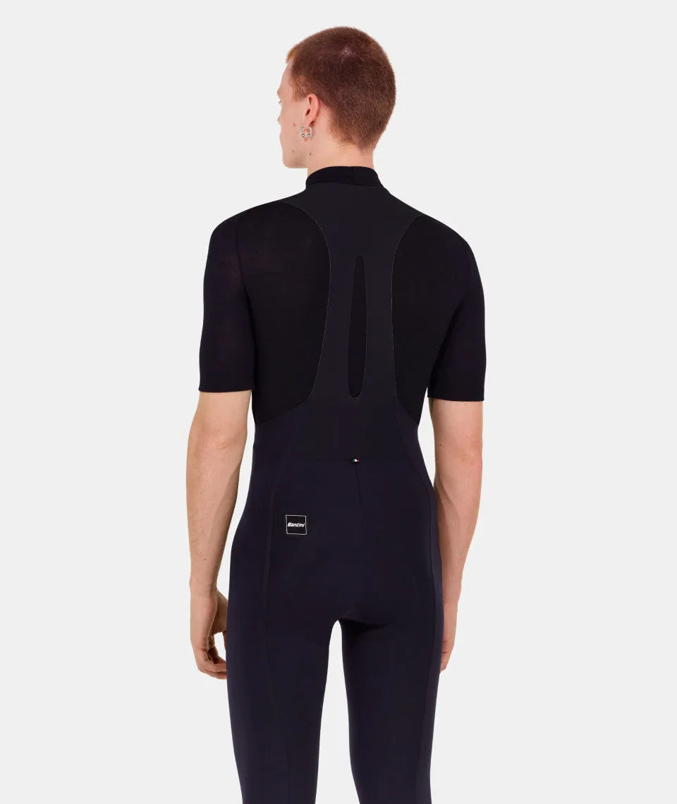 SANITNI Merino Short Sleeve Merino Base Layer - Black