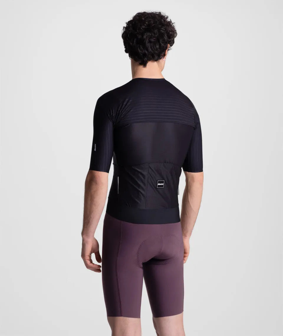 SANTINI Aero Race Cc Unisex Jersey - Black