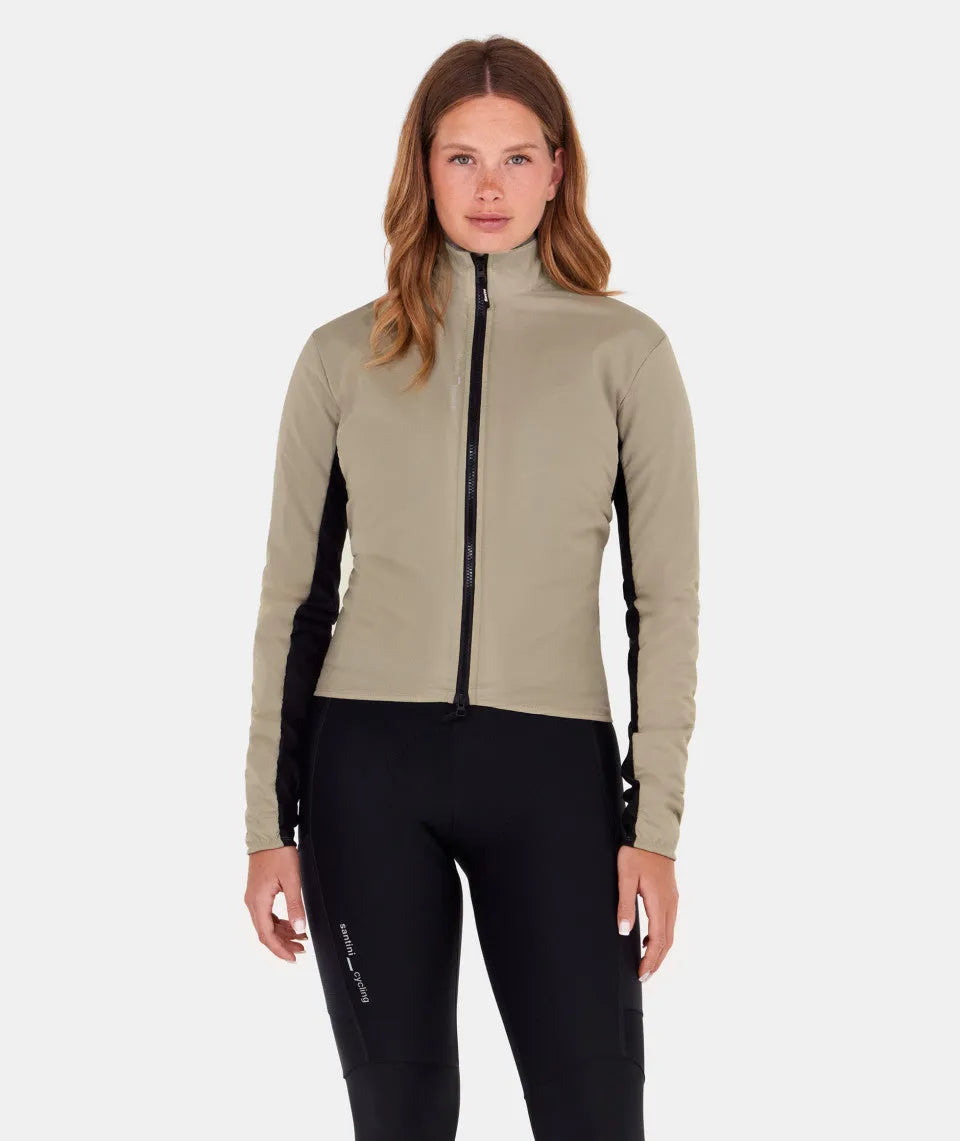SANTINI Alpha Insulated Unisex Jacket - Capuccino
