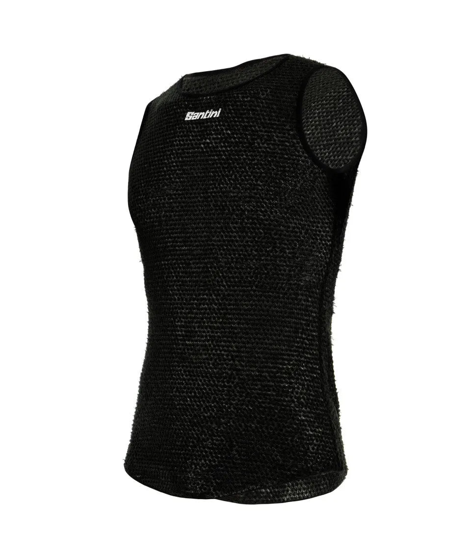 SANTINI Alpha Sleeveless Base Layer - Black