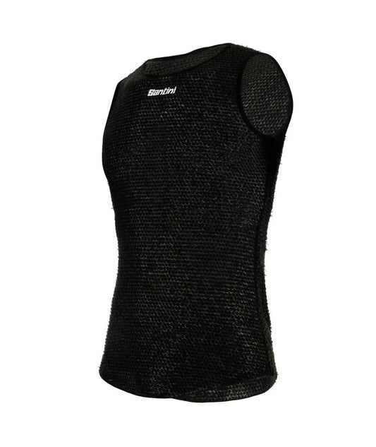SANTINI Alpha Sleeveless Base Layer - Black