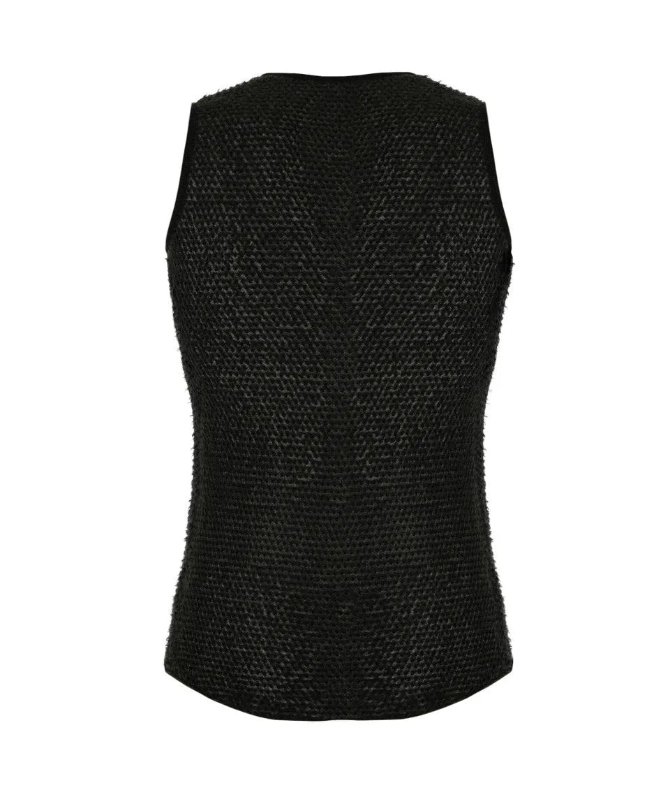SANTINI Alpha Sleeveless Base Layer - Black