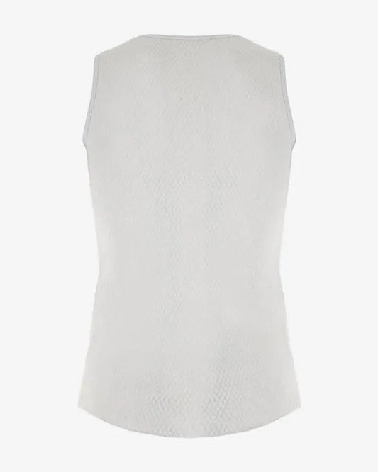 SANTINI Alpha Sleeveless Base Layer - White
