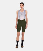 SANTINI Cargo Women Bib Short - Military Green