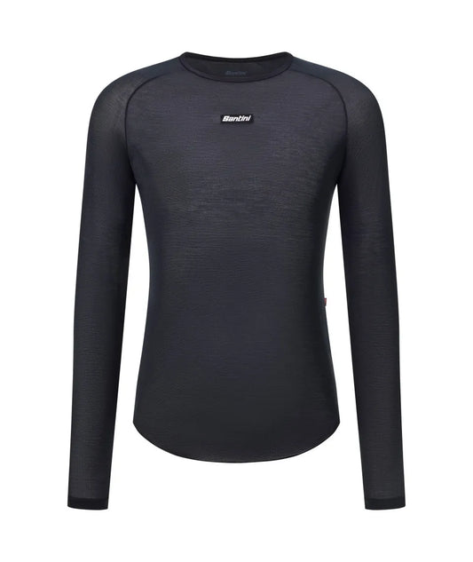 SANTINI Dry Long Sleeve Base Layer - Black