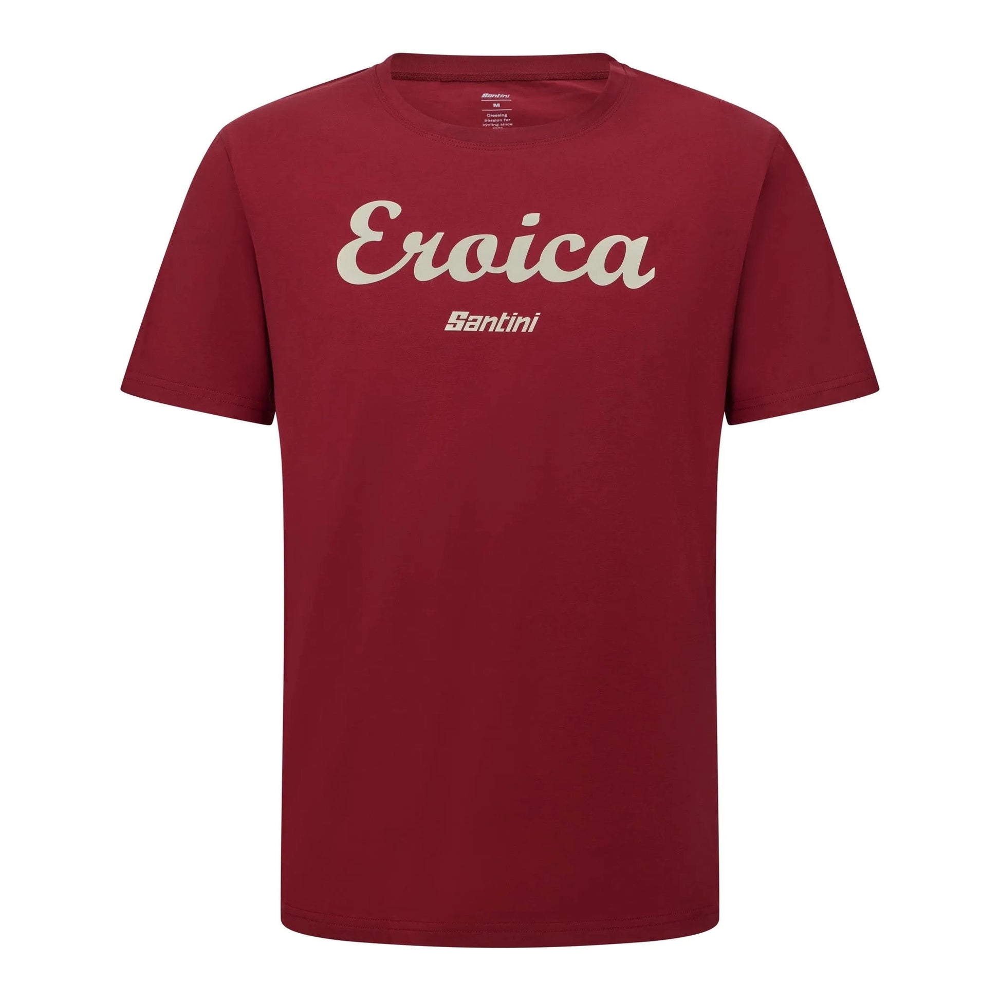 SANTINI EROICA STRADA Official Tshirt - Burgundy