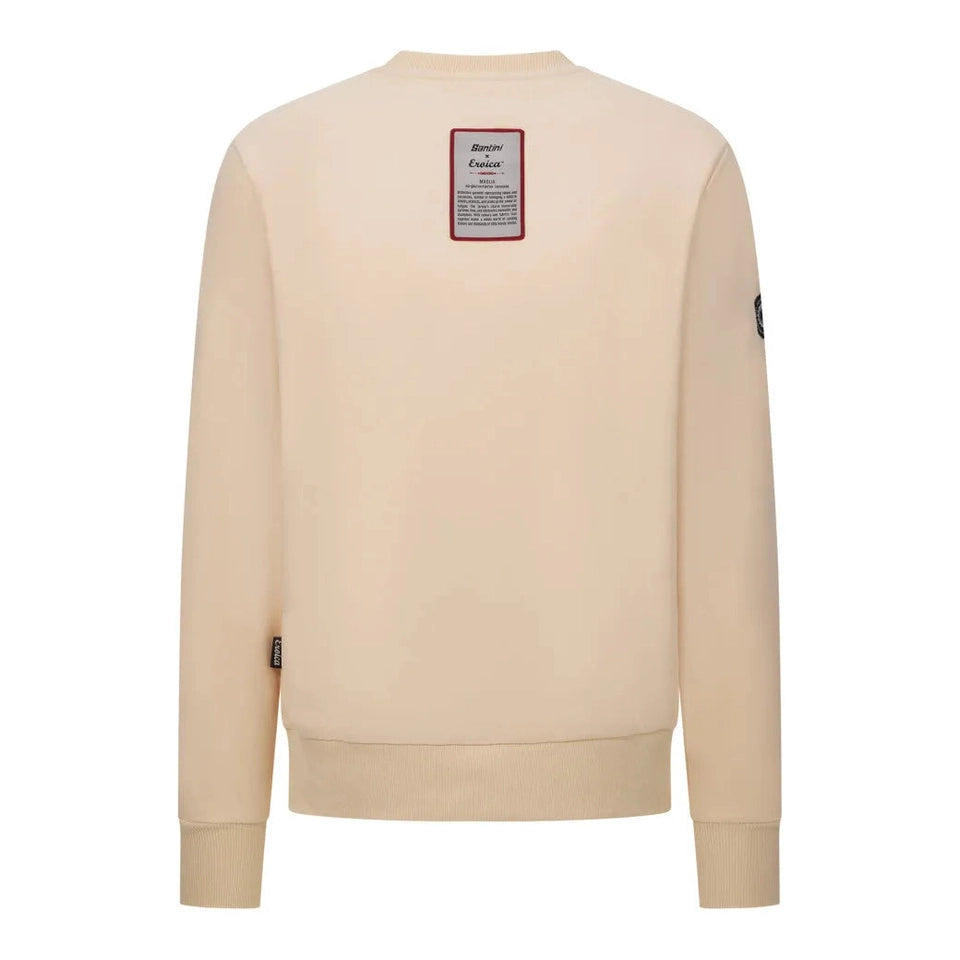 SANTINI EROICA VALLE - CREWNECK Sweatshirt - Cappuccino