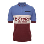 SANTINI Eroica Wool Jersey - Light Blue