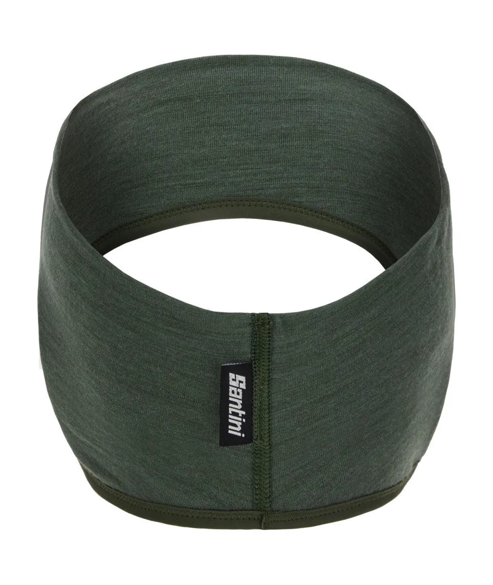 SANTINI Explorer Wool Headband - Military Green