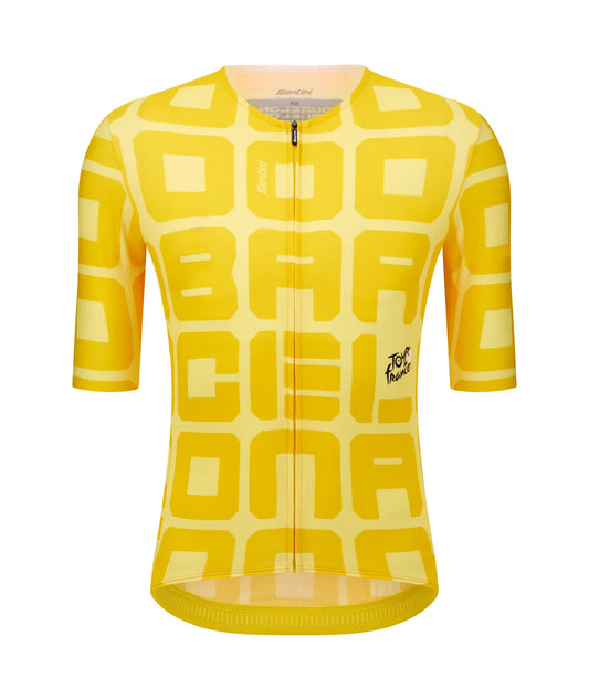 SANTINI Gran Départ Barcelone Jersey - Yellow