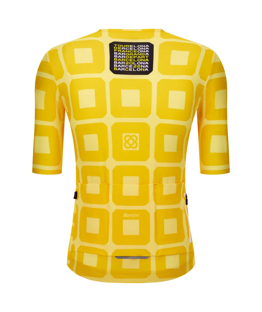 SANTINI Gran Départ Barcelone Jersey - Yellow
