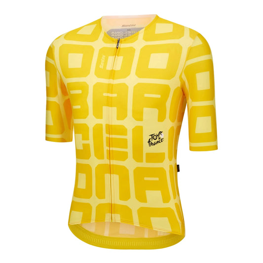 SANTINI Gran Départ Barcelone Jersey - Yellow