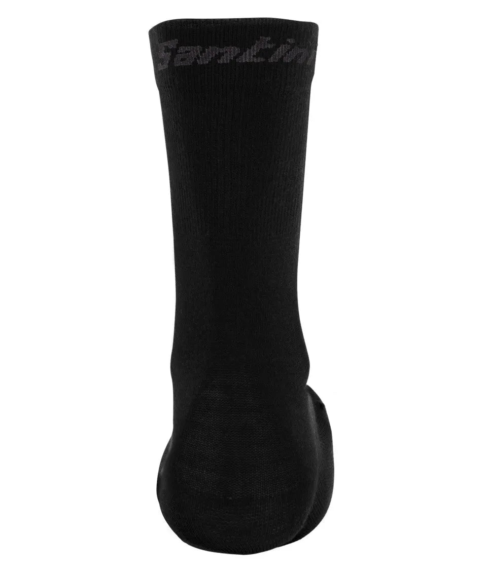 SANTINI High Profile Wool Socks - Black