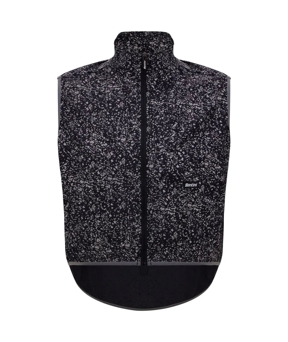 SANTINI High Vis Wind Vest - Black
