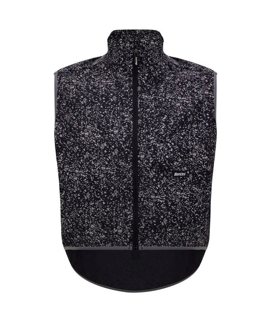 SANTINI High Vis Wind Vest - Black