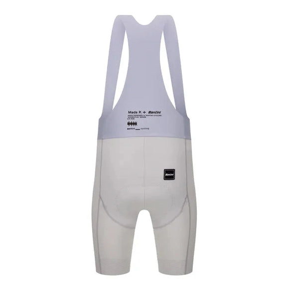 SANTINI Mads Pedersen Bib Shorts - Off White
