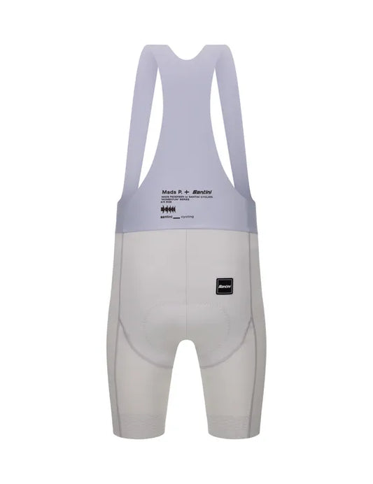 SANTINI Mads Pedersen Bib Shorts - Off White