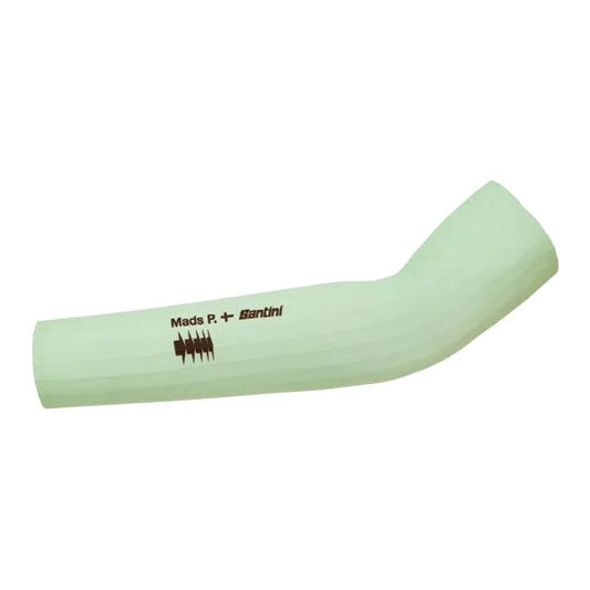 SANTINI Mads Pedersen Momentum Series Aero Arm Warmers - Mint Blue