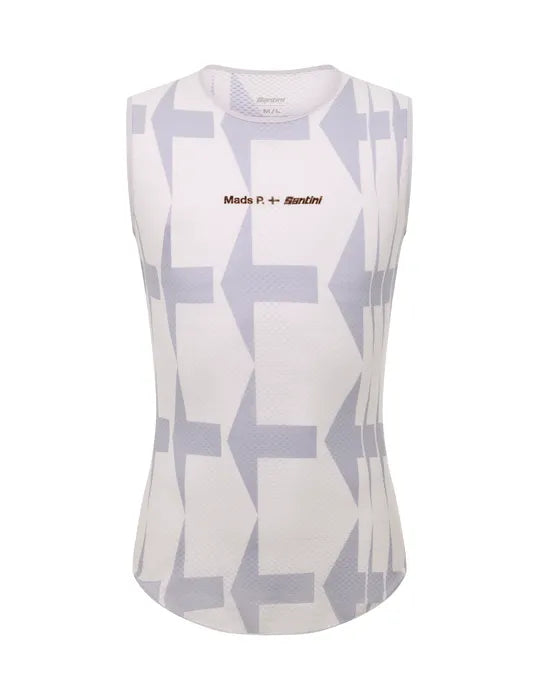 SANTINI Mads Pedersen Momentum Series Base Layer - Off White