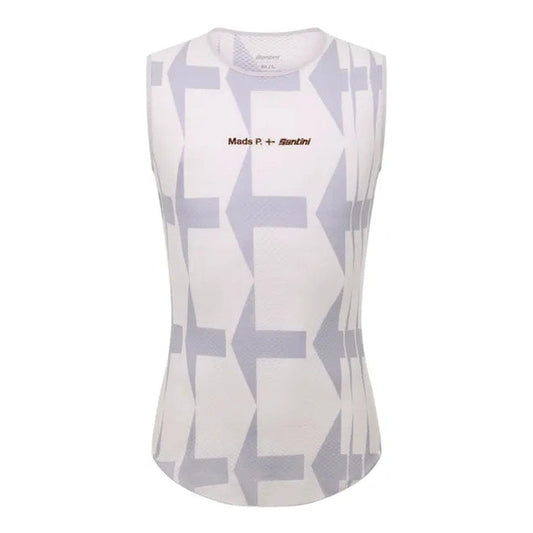 SANTINI Mads Pedersen Momentum Series Base Layer - Off White