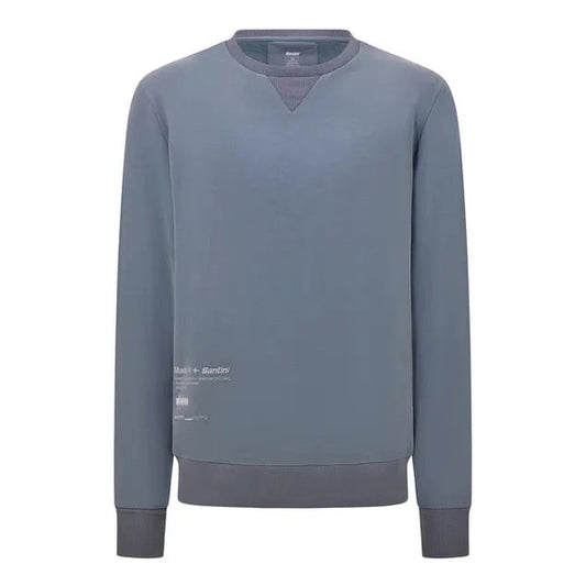 SANTINI Mads Pedersen Momentum Series Crewneck Sweatshirt - Asfalto Grey