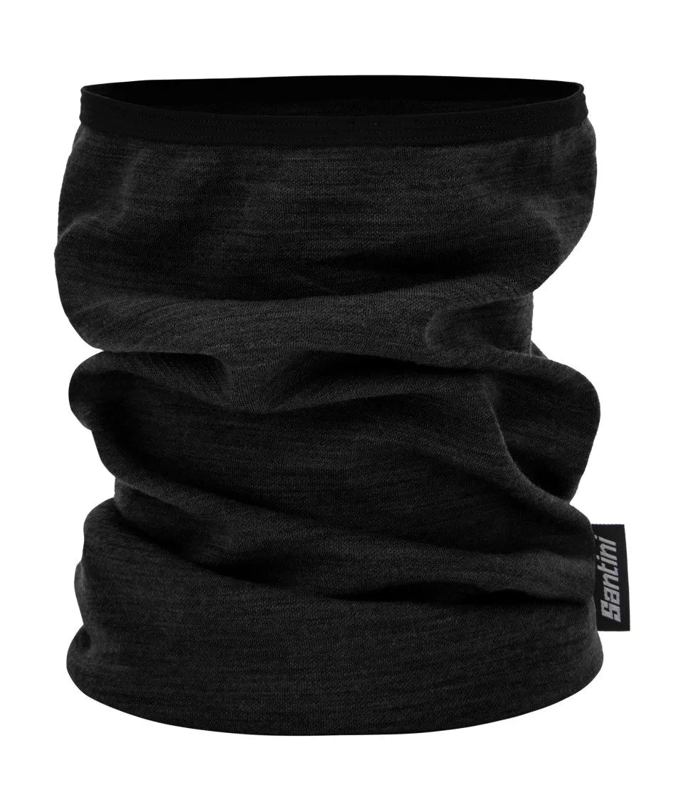 SANTINI Merino Neck Warmer - Black