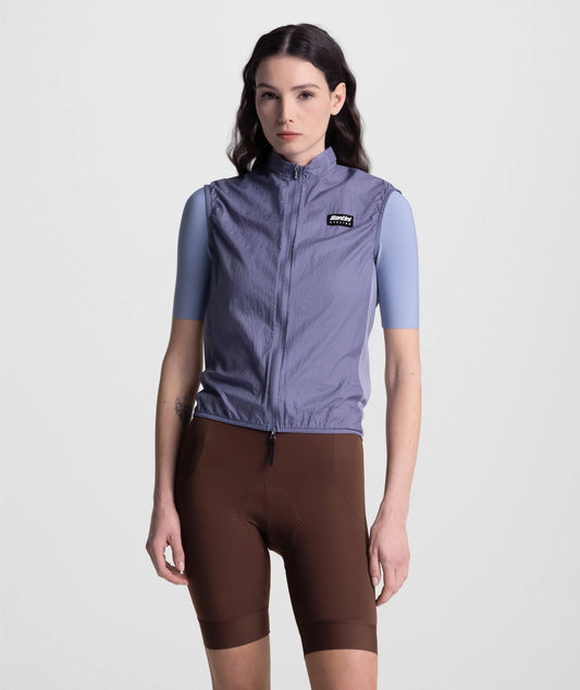 SANTINI NReady To Ride Unisex Windproof Vest - Powder Blue