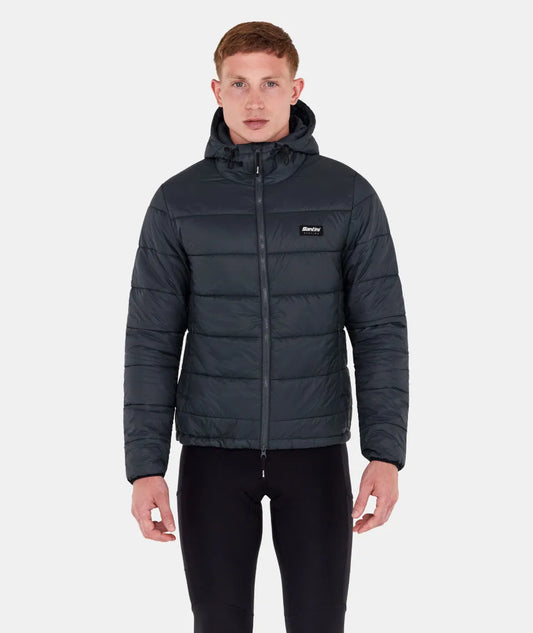 SANTINI Puffer Jacket - Black