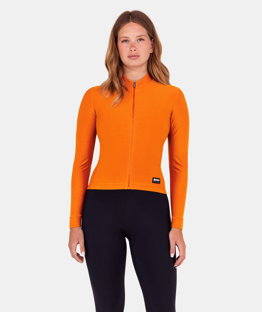 SANTINI Ready To Ride Unisex Long Sleeve Jersey - Orange