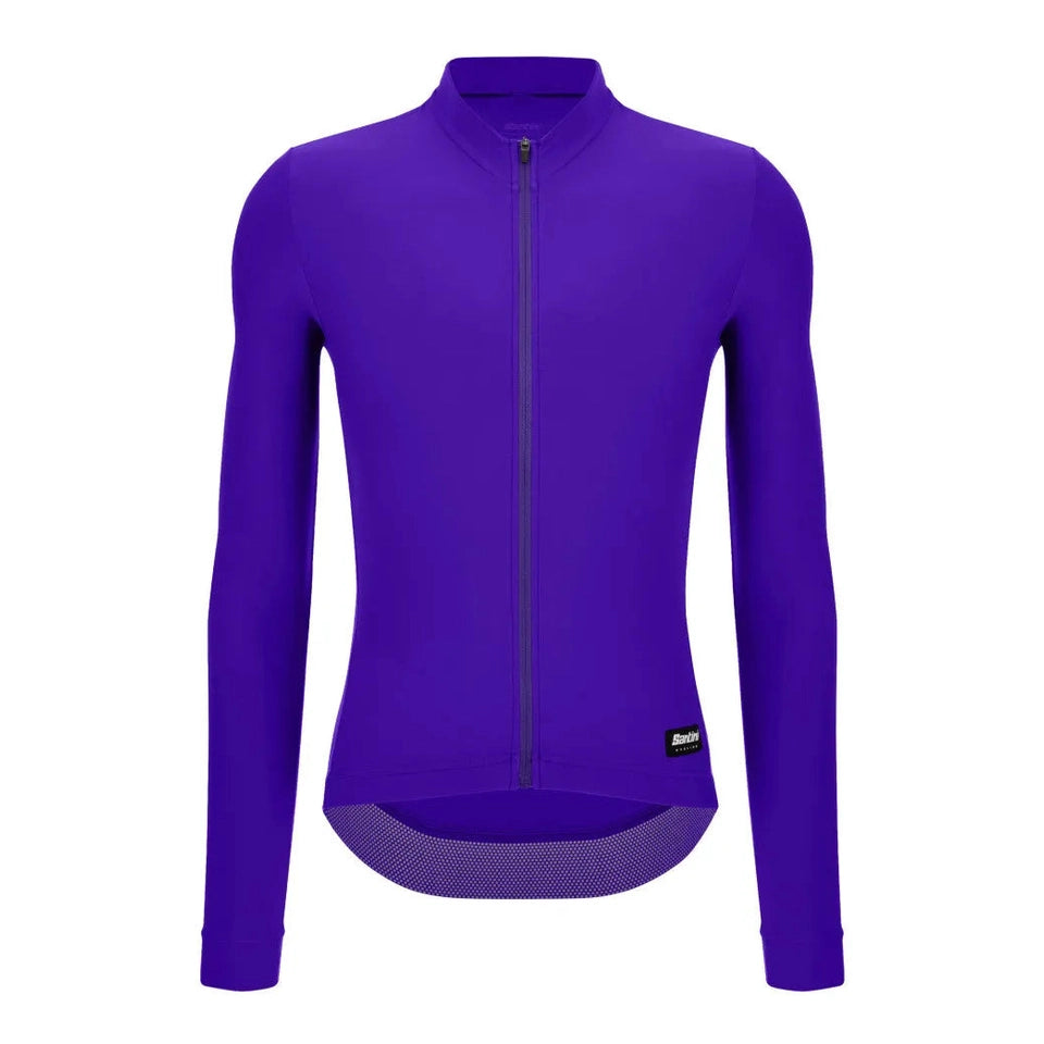 SANTINI Ready To Ride Unisex Long Sleeve Jersey - Aubergine