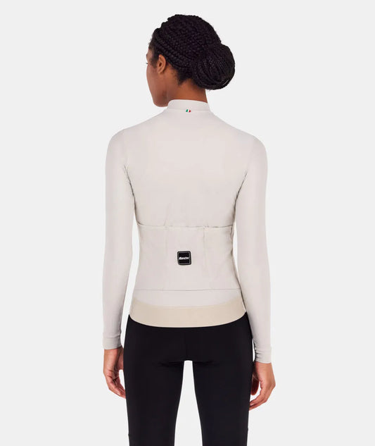 SANTINI Ready To Ride Unisex Long Sleeve Jersey - Capuccino