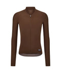 SANTINI Ready To Ride Unisex Long Sleeve Jersey - Chocolate