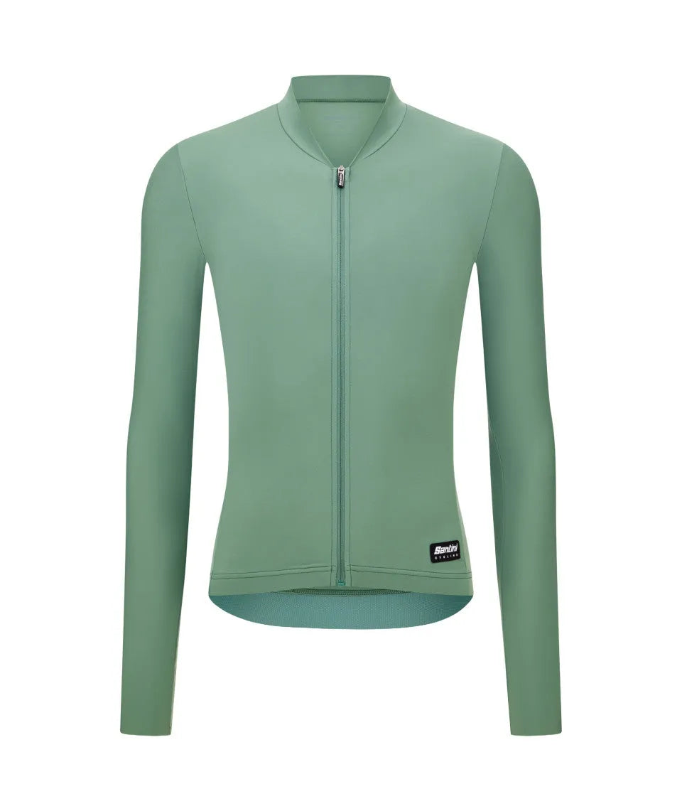 SANTINI Ready To Ride Unisex Long Sleeve Jersey - Greensage
