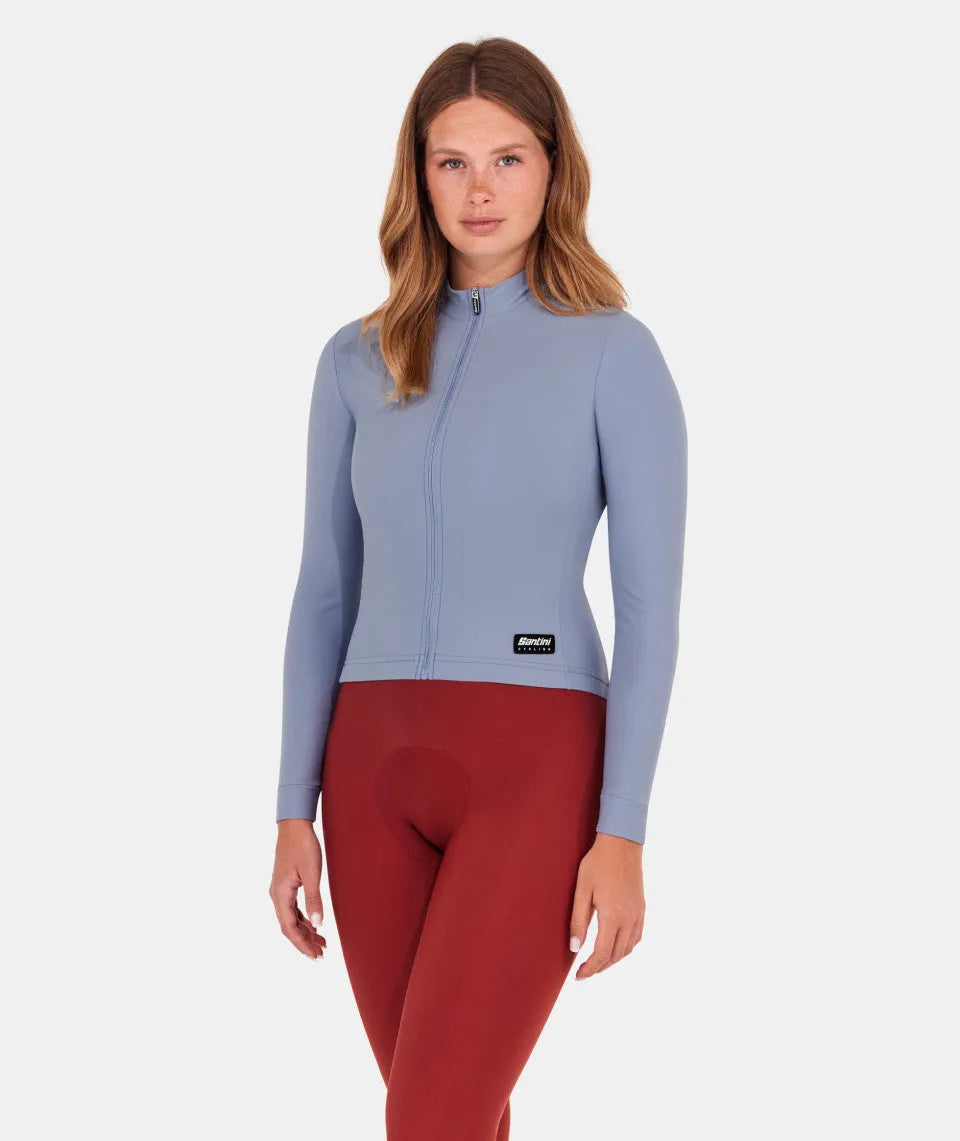 SANTINI Ready To Ride Unisex Long Sleeve Jersey - Light Blue