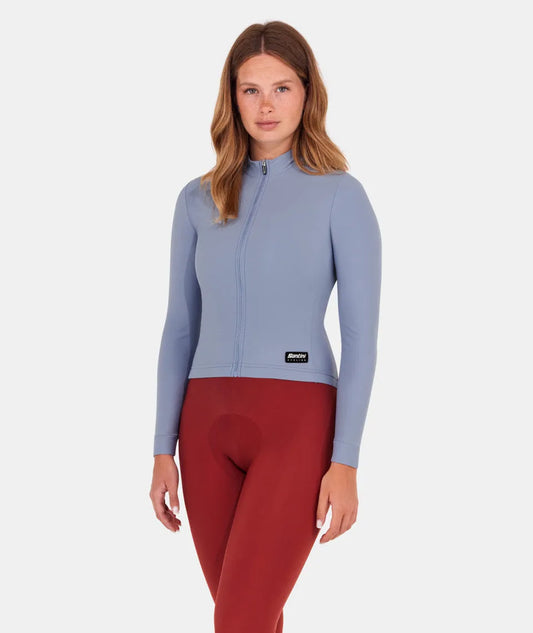 SANTINI Ready To Ride Unisex Long Sleeve Jersey - Light Blue
